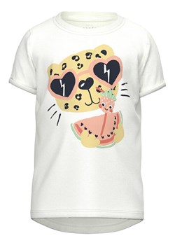 NAME IT T-Shirt 13215038 Biały Regular Fit ze sklepu MODIVO w kategorii Bluzki dziewczęce - zdjęcie 181060924