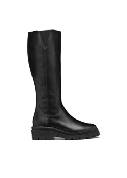 Geox Kozaki D Felleny D46XED 043NH C9999 Czarny ze sklepu MODIVO w kategorii Kozaki damskie - zdjęcie 181060931