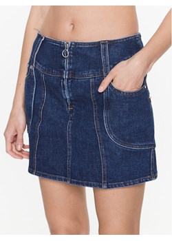 Trussardi Spódnica jeansowa 56G00257 Niebieski Regular Fit ze sklepu MODIVO w kategorii Spódnice - zdjęcie 181060934