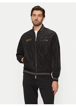 KARL LAGERFELD Kurtka bomber 505405 551501 Czarny Regular Fit ze sklepu MODIVO w kategorii Kurtki męskie - zdjęcie 181060991