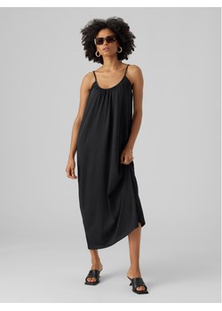Vero Moda Sukienka letnia Luna 10286077 Czarny Regular Fit ze sklepu MODIVO w kategorii Sukienki - zdjęcie 181061011