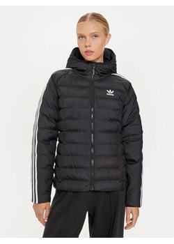 adidas Kurtka przejściowa adicolor IW5849 Czarny Slim Fit ze sklepu MODIVO w kategorii Kurtki damskie - zdjęcie 181061042