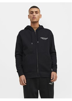 Jack&Jones Bluza Vesterbro 12241691 Czarny Relaxed Fit ze sklepu MODIVO w kategorii Bluzy męskie - zdjęcie 181061051