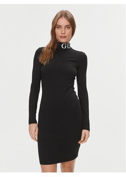 Guess Sukienka codzienna Giulia V4RK01 MC04N Czarny Slim Fit - id: 0000303392260 - marki Guess - 181061094 Guess Sukienka codzienna Giulia V4RK01 MC04N Czarny Slim Fit ze sklepu MODIVO w kategorii Sukienki - zdjęcie 181061094