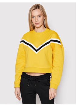 Urban Classics Bluza Inset TB2341 Żółty Regular Fit ze sklepu MODIVO w kategorii Bluzy damskie - zdjęcie 181061101