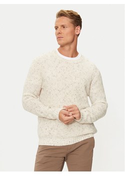 Sisley Sweter 10FES103Z Beżowy Regular Fit ze sklepu MODIVO w kategorii Swetry męskie - zdjęcie 181061130