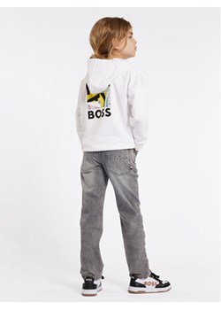 Boss Bluza J51004 S Biały Loose Fit ze sklepu MODIVO w kategorii Bluzy chłopięce - zdjęcie 181061134