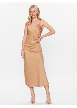 Marella Sukienka koktajlowa Vermut 2332210335 Beżowy Slim Fit ze sklepu MODIVO w kategorii Sukienki - zdjęcie 181061200