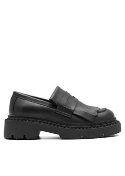 Badura Loafersy SINES-23FW110-V Czarny ze sklepu MODIVO w kategorii Półbuty damskie - zdjęcie 181061274