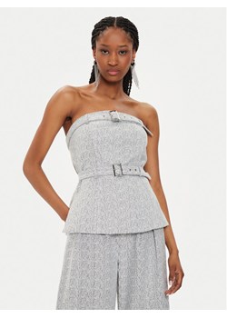 Gestuz Top Coelle 10908647 Szary Regular Fit ze sklepu MODIVO w kategorii Bluzki damskie - zdjęcie 181061312