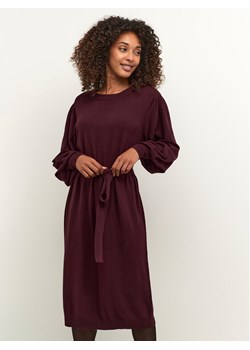 Kaffe Sukienka codzienna Kajess 10506961 Bordowy Slim Fit ze sklepu MODIVO w kategorii Sukienki - zdjęcie 181061394