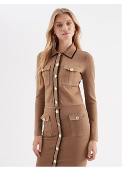 Marciano Guess Kardigan 3YGR00 5036Z Beżowy Regular Fit ze sklepu MODIVO w kategorii Swetry damskie - zdjęcie 181061404