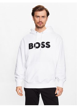 Boss Bluza 50486243 Biały Regular Fit ze sklepu MODIVO w kategorii Bluzy męskie - zdjęcie 181061463
