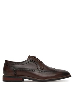 Gino Rossi Półbuty GINO-01 125AM Brązowy ze sklepu MODIVO w kategorii Buty eleganckie męskie - zdjęcie 181061482