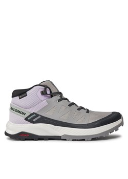 Salomon Trekkingi Outrise Mid GORE-TEX L47160600 Czarny ze sklepu MODIVO w kategorii Buty trekkingowe damskie - zdjęcie 181061514