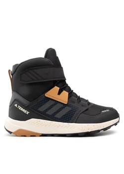 adidas Trekkingi Terrex Trailmaker High C.R FZ2611 Czarny ze sklepu MODIVO w kategorii Buty zimowe dziecięce - zdjęcie 181061632