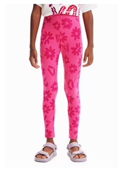 Desigual Legginsy 23SGKK01 Różowy Slim Fit ze sklepu MODIVO w kategorii Spodnie dziewczęce - zdjęcie 181061714