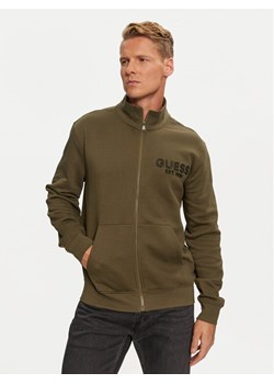 Guess Bluza M4YQ80 K9Z21 Zielony Relaxed Fit ze sklepu MODIVO w kategorii Bluzy męskie - zdjęcie 181061814