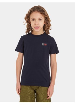 Tommy Hilfiger T-Shirt New York Flag KB0KB08626 S Granatowy Regular Fit ze sklepu MODIVO w kategorii T-shirty chłopięce - zdjęcie 181061821