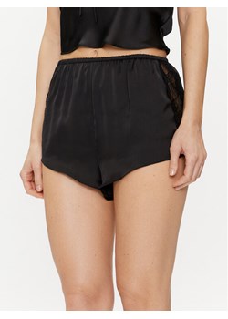 Hunkemöller Szorty piżamowe Satin 205068 Czarny Regular Fit ze sklepu MODIVO w kategorii Piżamy damskie - zdjęcie 181061941