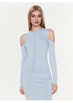 Liu Jo Sport Bluzka TA3056 MS49I Błękitny Slim Fit ze sklepu MODIVO w kategorii Bluzki damskie - zdjęcie 181061982
