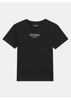 Guess T-Shirt L4BI07 J1314 Czarny Regular Fit ze sklepu MODIVO w kategorii T-shirty chłopięce - zdjęcie 181062101