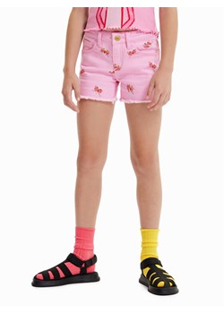 Desigual Szorty jeansowe 23SGDD05 Różowy Regular Fit ze sklepu MODIVO w kategorii Spodenki dziewczęce - zdjęcie 181062112