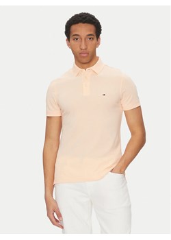 Tommy Hilfiger Polo 1985 MW0MW17771 Koralowy Slim Fit ze sklepu MODIVO w kategorii T-shirty męskie - zdjęcie 181062150