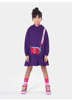 Marc Jacobs Sukienka dzianinowa W12467 Fioletowy Regular Fit ze sklepu MODIVO w kategorii Sukienki dziewczęce - zdjęcie 181062211