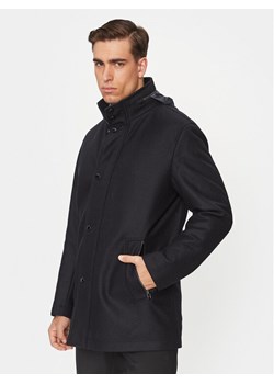 Boss Płaszcz wełniany H-Camron-234 50502267 Granatowy Relaxed Fit - id: 0000303389444 - marki BOSS HUGO BOSS - 181062262 Boss Płaszcz wełniany H-Camron-234 50502267 Granatowy Relaxed Fit ze sklepu MODIVO w kategorii Płaszcze męskie - zdjęcie 181062262