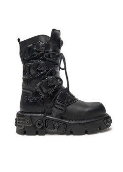 NEW ROCK Glany M-391-S18 Czarny ze sklepu MODIVO w kategorii Workery damskie - zdjęcie 181062870