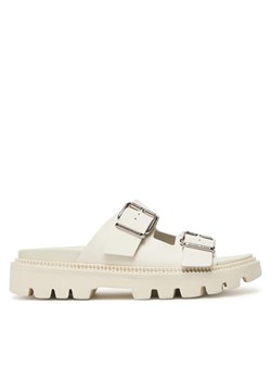 Tommy Jeans Klapki Tjw Double Strap Sandal EN0EN02753 Biały ze sklepu MODIVO w kategorii Klapki damskie - zdjęcie 181062901