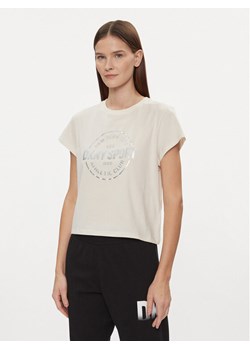 DKNY Sport T-Shirt DP3T9563 Beżowy Relaxed Fit ze sklepu MODIVO w kategorii Bluzki damskie - zdjęcie 181062982