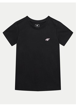 4F T-Shirt 4FJWMM00TTSHF1658 Czarny Slim Fit ze sklepu MODIVO w kategorii T-shirty chłopięce - zdjęcie 181063023