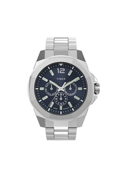 Timex Zegarek Essex Avenue 44mm TW2V43300 Srebrny ze sklepu MODIVO w kategorii Zegarki - zdjęcie 181063513