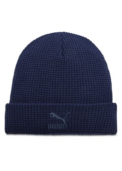 Puma Czapka Classics Mid Fit Beanie 025677 03 Granatowy ze sklepu MODIVO w kategorii Czapki zimowe damskie - zdjęcie 181063733