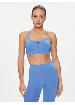 Tommy Hilfiger Biustonosz sportowy Essentials Flag WW0WW41077 Niebieski ze sklepu MODIVO w kategorii Biustonosze - zdjęcie 181063773