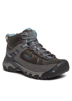 Keen Trekkingi Targhee III Mid Wp 1023040 Szary ze sklepu MODIVO w kategorii Buty trekkingowe damskie - zdjęcie 181063951