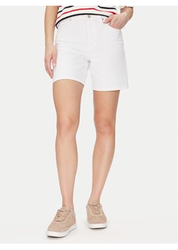 Tommy Hilfiger Szorty jeansowe Dnm Straight Short Rw White WW0WW45924 Biały Regular Fit ze sklepu MODIVO w kategorii Szorty - zdjęcie 181063991