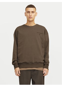 Jack&Jones Bluza Mystic 12257735 Brązowy Relaxed Fit ze sklepu MODIVO w kategorii Bluzy męskie - zdjęcie 181064022