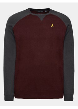 Brave Soul Sweter MK-230HIGGS Bordowy Regular Fit ze sklepu MODIVO w kategorii Swetry męskie - zdjęcie 181064050