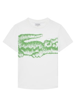 Lacoste T-Shirt TJ8460 Biały Regular Fit ze sklepu MODIVO w kategorii T-shirty chłopięce - zdjęcie 181064052