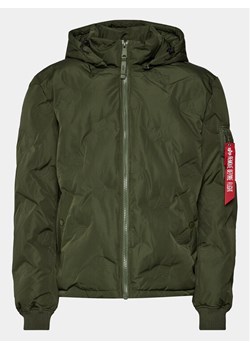 Alpha Industries Kurtka przejściowa Logo 108107 Zielony Regular Fit ze sklepu MODIVO w kategorii Kurtki męskie - zdjęcie 181064071