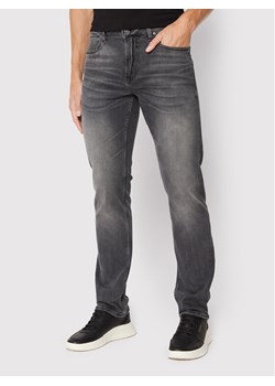 Guess Sweter Angeles M2YAN2 D4Q52 Szary Slim Fit ze sklepu MODIVO w kategorii Jeansy męskie - zdjęcie 181064114