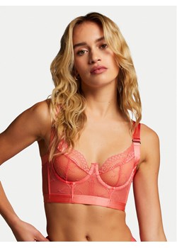Hunkemöller Biustonosz z fiszbiną Hana 204675 Różowy ze sklepu MODIVO w kategorii Biustonosze - zdjęcie 181064140