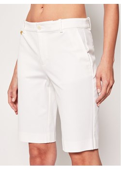 Lauren Ralph Lauren Szorty materiałowe Bsr-Btms 200661653 Biały Regular Fit ze sklepu MODIVO w kategorii Szorty - zdjęcie 181064382