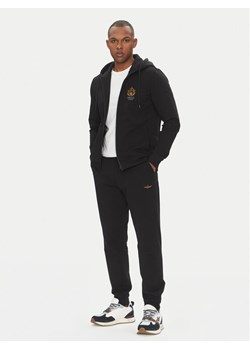 Aeronautica Militare Dres 251TF086F459 Czarny Regular Fit ze sklepu MODIVO w kategorii Dresy męskie - zdjęcie 181064481