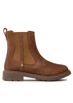 Clarks Botki Astrol Orin K 261541676 Brązowy ze sklepu MODIVO w kategorii Buty zimowe dziecięce - zdjęcie 181064520
