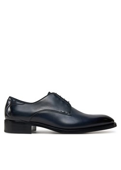 BOSS Półbuty Rill 50534034 Granatowy ze sklepu MODIVO w kategorii Buty eleganckie męskie - zdjęcie 181064553