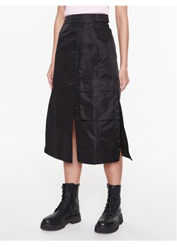 Remain Spódnica trapezowa Nylon Midi Slit RM2118 Czarny Regular Fit ze sklepu MODIVO w kategorii Spódnice - zdjęcie 181064574